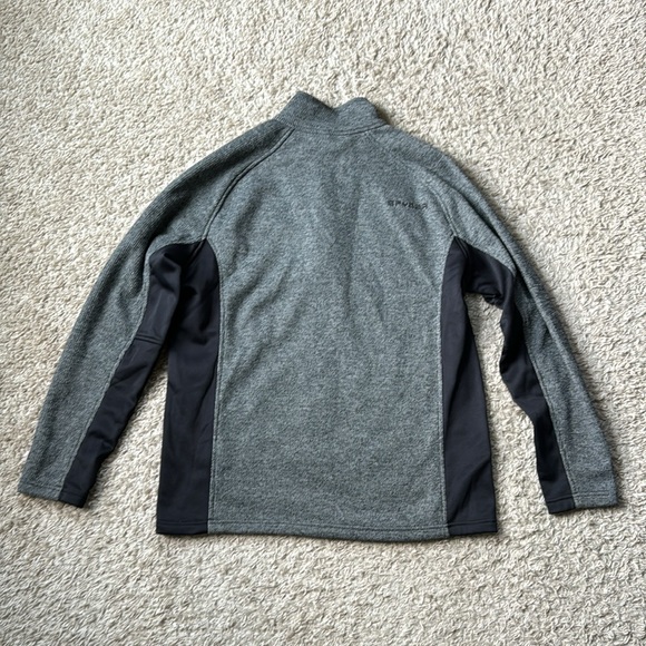 EUC Men’s SPYDER BOUNDLESS Gray/Black 1/2-ZIP MID WEIGHT CORE SWEATER Size XL - Picture 11 of 13